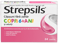 Strepsils Căpșuni fără zahăr, pastile