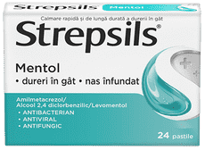 Strepsils Mentol, pastile