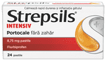 Strepsils Intensiv Portocale fără zahăr 8,75 mg, pastile